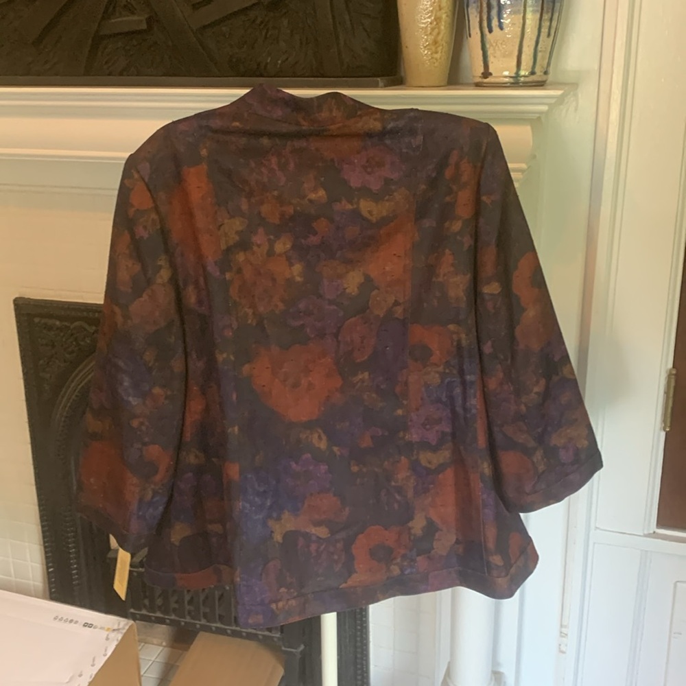Kim Rogers Woman Twilight Garden blazer. NWT. Retail 70 - Picture 7 of 8